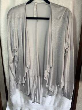 Reverse Women's Lightweight Open Front Cardigan Size L